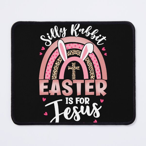 Item preview, Silly Rabbit Easter Is For Jesus Christian Bunny Easter Day designed and sold by MobyStickers.