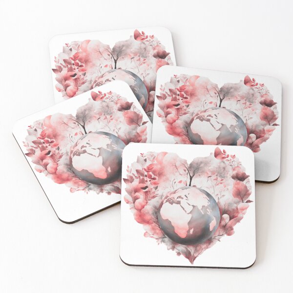 Item preview, Earth in Heart Red designed and sold by elleci.