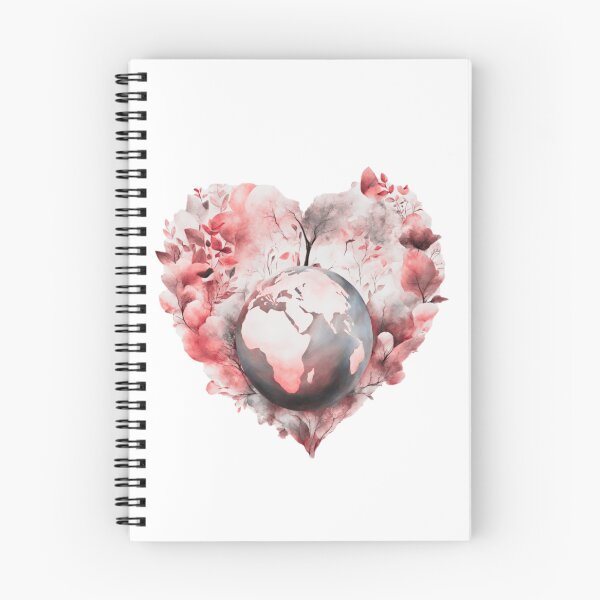 Item preview, Earth in Heart Red designed and sold by elleci.