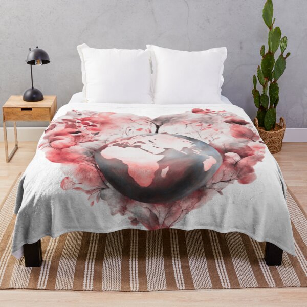 Item preview, Earth in Heart Red designed and sold by elleci.