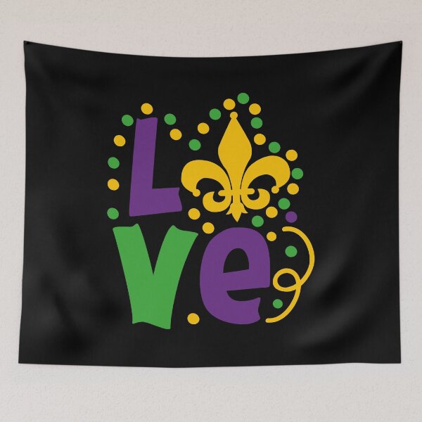 Item preview, Mardi Gras Lovers , Love Mardi Gras Glitter Letters , mardi gras , Peace Love Mardi Gras Funny, Mardi Gras Parade Mardi Gras Vibes Party designed and sold by TigerArtistic.