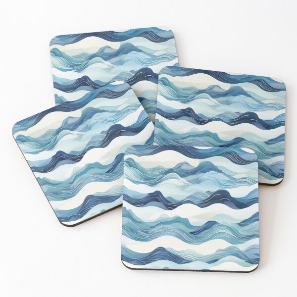 Item preview,  Wave Pattern -  Ocean Wave ; Curved Line designed and sold by PatternInArt.