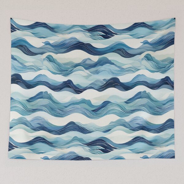 Item preview,  Wave Pattern -  Ocean Wave ; Curved Line designed and sold by PatternInArt.