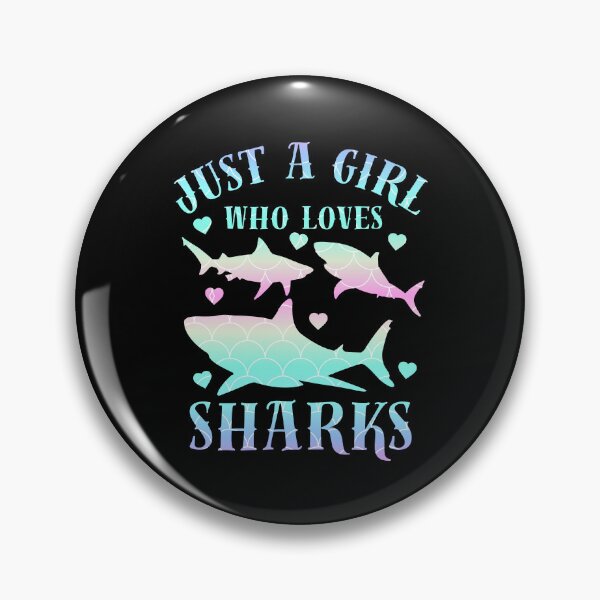 Item preview, Just a girl who loves Sharks designed and sold by BelkaMed.