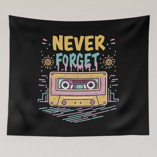 Item preview, Never forget cassette  designed and sold by Coollzone.
