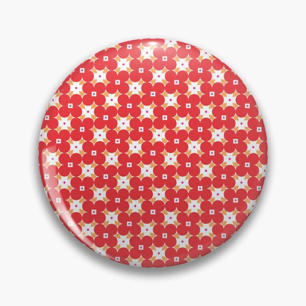 Item preview, A pattern of red and black flowers designed and sold by johndesign88.
