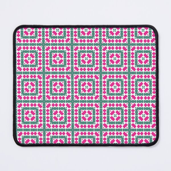 Item preview, A pattern of pink and green squares designed and sold by johndesign88.