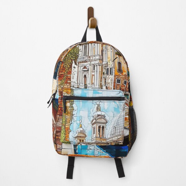 Item preview, Colorful Venice Italy in Stained Glass effect designed and sold by Linda Roisum.