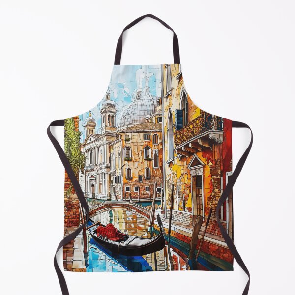 Item preview, Colorful Venice Italy in Stained Glass effect designed and sold by Linda Roisum.