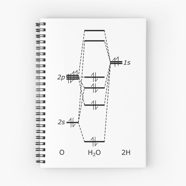 Item preview, MO Diagram - Water designed and sold by ChemisTees.