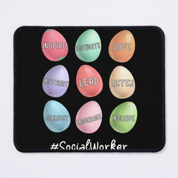 Item preview, Inspire Love Lead Social Worker Christians Eggs Funny Easter designed and sold by MobyStickers.