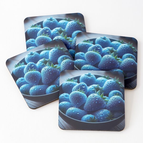 Artikelvorschau, blaue Erdbeeren entworfen und verkauft von pikeArt-Gallery.