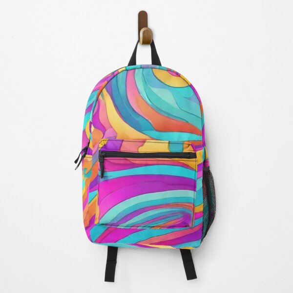 Item preview, Wave Pattern - Colourful Pop Wave ; Curved Line designed and sold by PatternInArt.