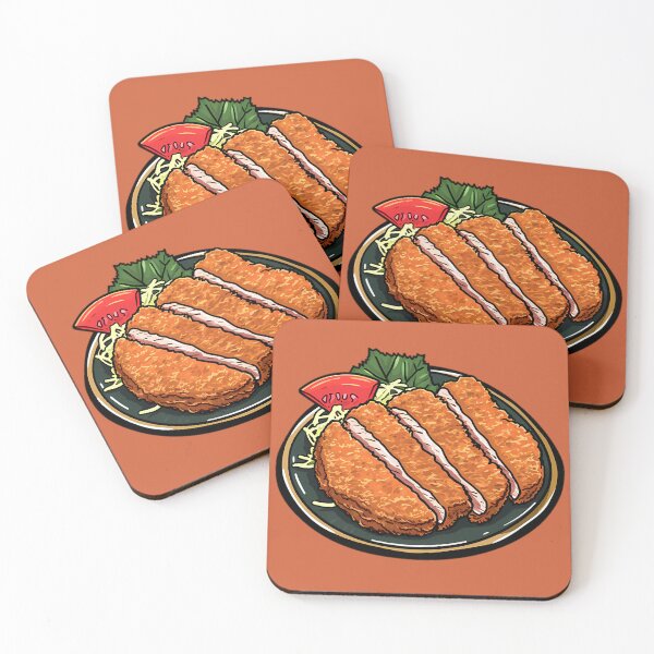 Item preview, Deep-fried breaded pork cutlets (Ton Katsu) - 2 designed and sold by sakurashorty.