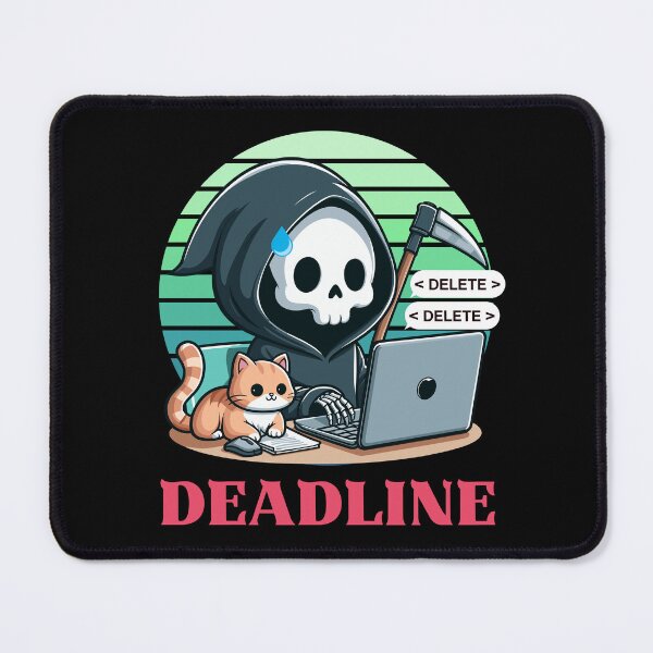 Item preview, Deadline - Cute Reaper designed and sold by Kawaii-n-Spice.