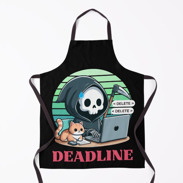 Item preview, Deadline - Cute Reaper designed and sold by Kawaii-n-Spice.