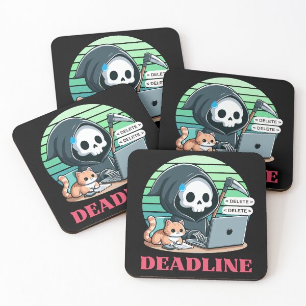 Item preview, Deadline - Cute Reaper designed and sold by Kawaii-n-Spice.