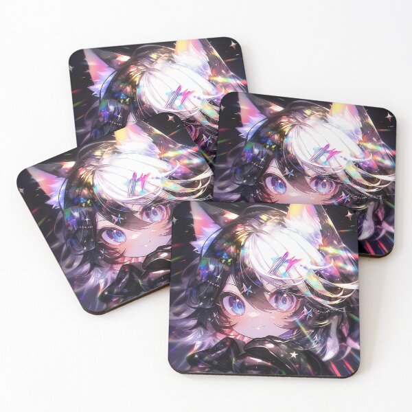 Item preview, Celestial Neko Charm Anime Girl designed and sold by bubblegoth.