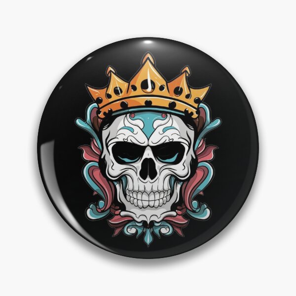 Item preview, Skull in a crown designed and sold by ArtCraftLab.