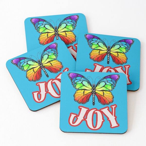 Item preview,  Joy (Rainbow Butterfly Art) designed and sold by Tripp Art Studio.