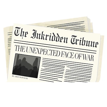 Artwork thumbnail, Divine Rivals, Ruthless Vows Newspaper by SamGreig93