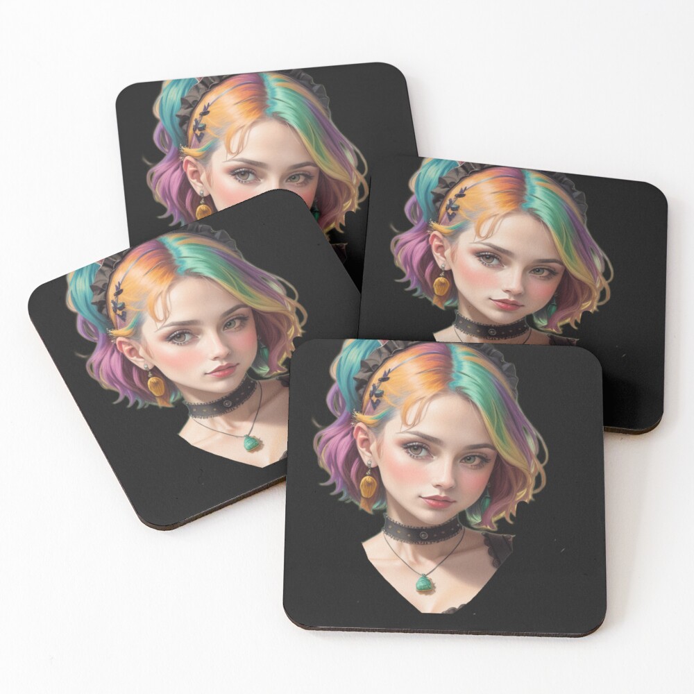 Item preview, Coasters (Set of 4) designed and sold by BubbleTextBox.
