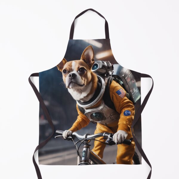 Item preview, Astronaut Dog Riding A Bicycle designed and sold by Bunmigraphics .