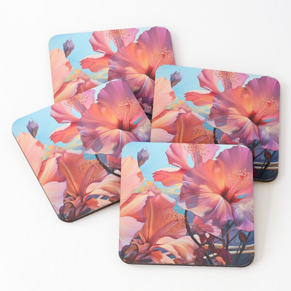 Item preview, Abstract hibiscus flower designed and sold by Ninoshik.