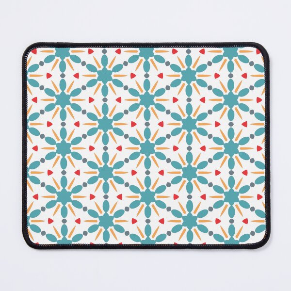 Item preview, A pattern of green and orange flowers designed and sold by johndesign88.