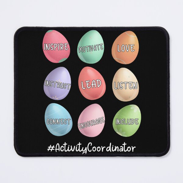 Item preview, Inspire Love Lead Activity Coordinator Eggs Christian Easter designed and sold by MobyStickers.
