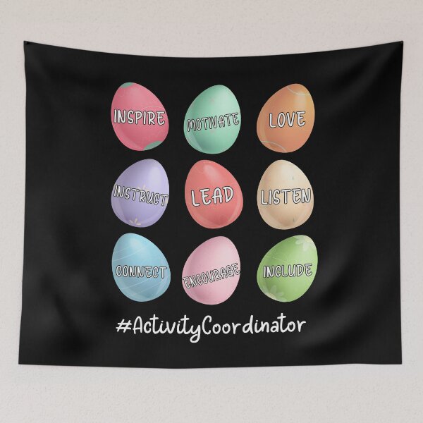 Item preview, Inspire Love Lead Activity Coordinator Eggs Christian Easter designed and sold by MobyStickers.