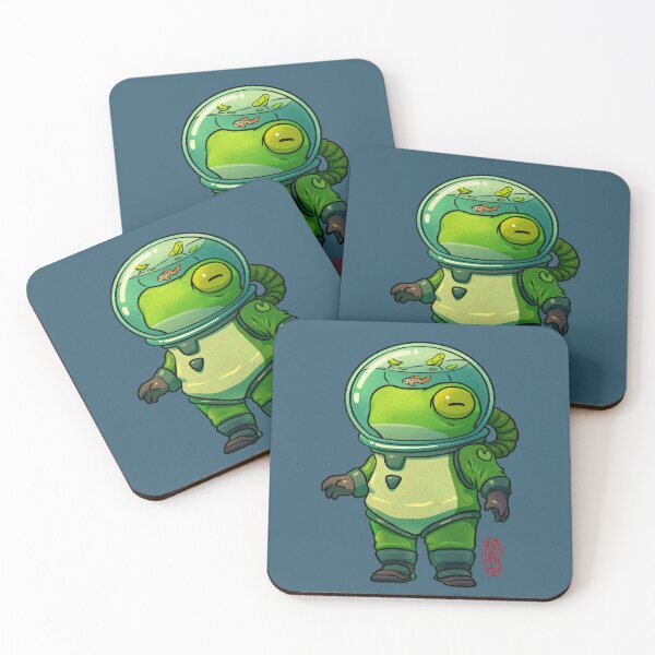 Item preview, deep diver frog asian artwork designed and sold by DingHuArt.
