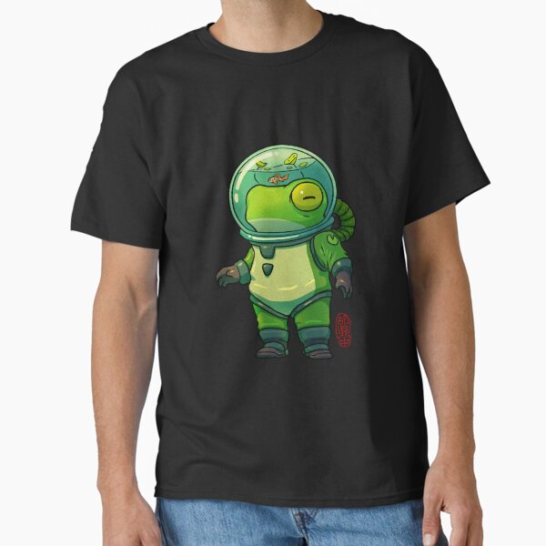 Item preview, deep diver frog asian artwork designed and sold by DingHuArt.