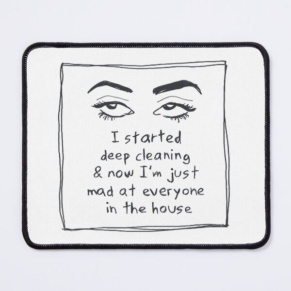 Item preview, Clean girl funny relatable quote designed and sold by Prerana Jain.