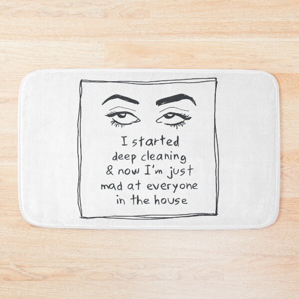 Item preview, Clean girl funny relatable quote designed and sold by Prerana Jain.