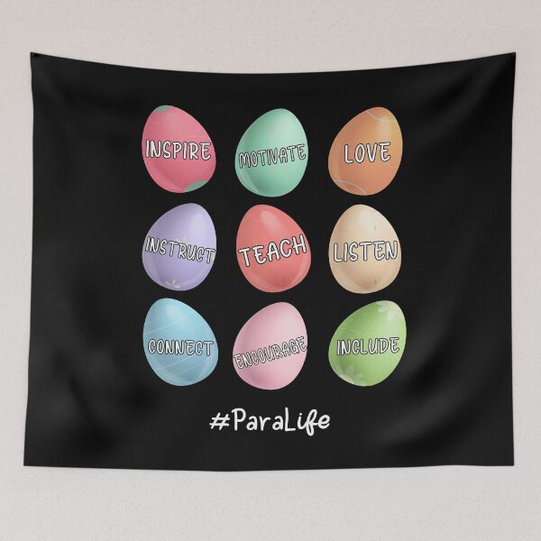 Item preview, Inspire Love Teach Para Life Christians Eggs Funny Easter designed and sold by MobyStickers.