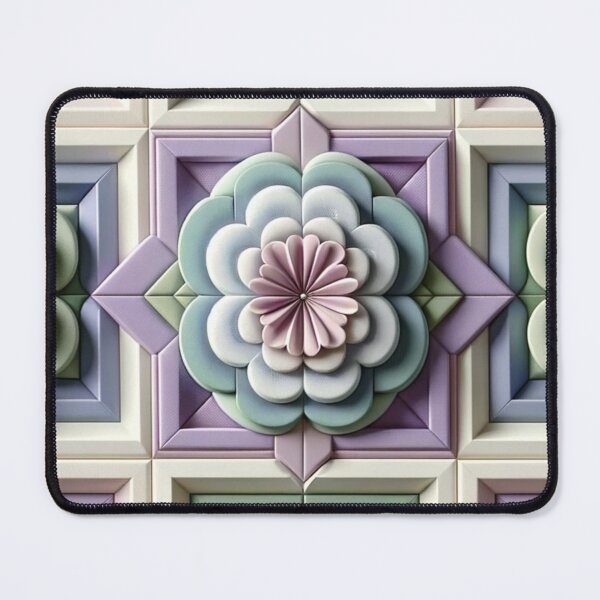 Item preview, Futuristic Geometric In Lilac, Sage Mint, Frog, Artwork designed and sold by mymagicstoreus.