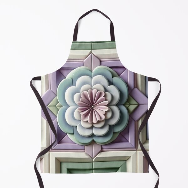 Item preview,   Futuristic Geometric In Lilac, Sage Mint, Frog, Artwork designed and sold by mymagicstoreus.