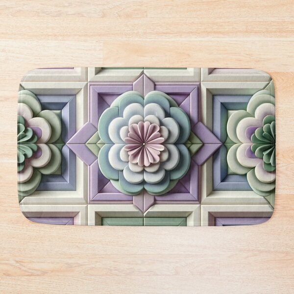 Item preview,   Futuristic Geometric In Lilac, Sage Mint, Frog, Artwork designed and sold by mymagicstoreus.