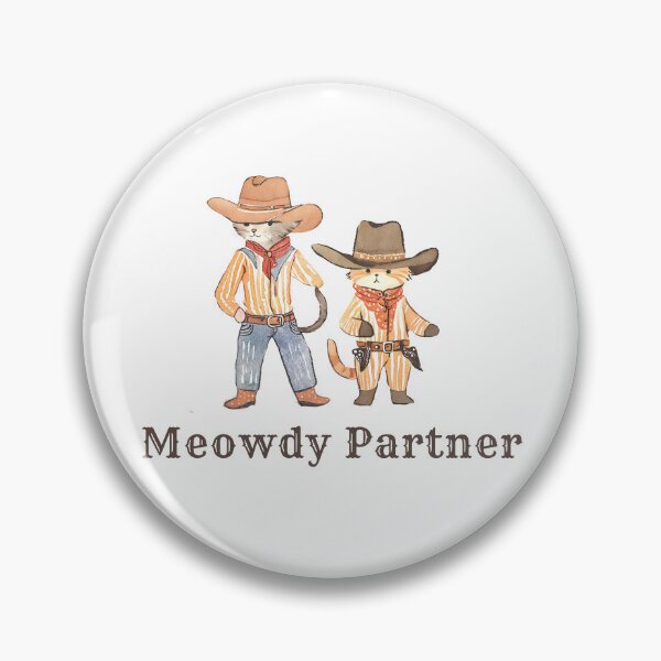 Item preview, Meowdy Partners Duo designed and sold by courtaboud.