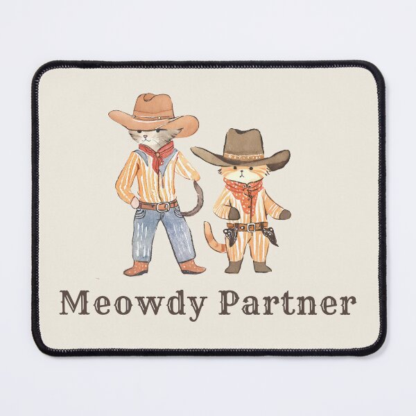 Item preview, Meowdy Partners Duo designed and sold by courtaboud.