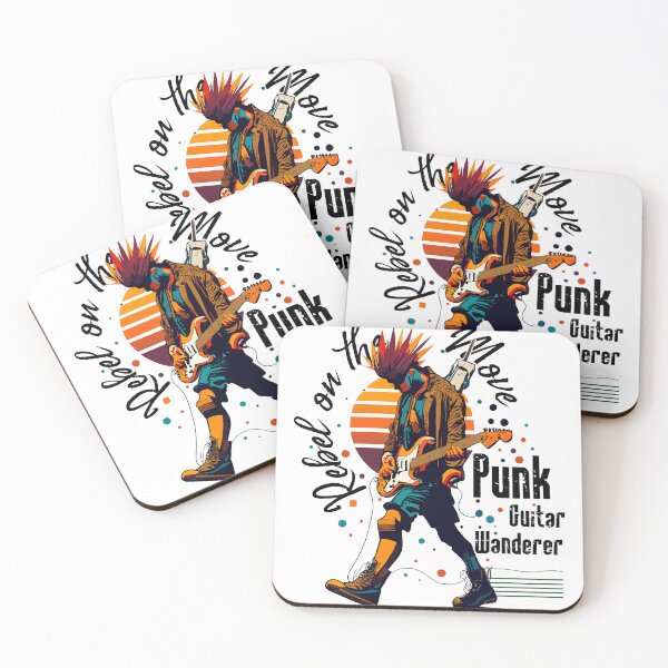 Item preview, Rebel on the Move: Punk Guitar Wanderer designed and sold by Concept-Hub.