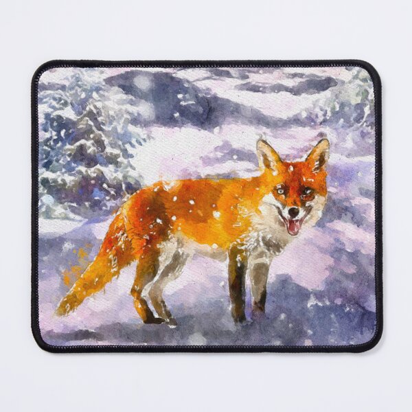 Item preview, Fox in Winter Watercolor designed and sold by Daniel Janda.