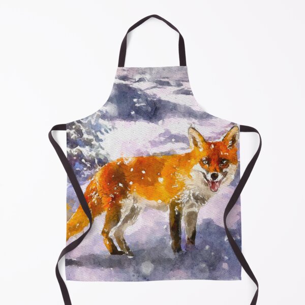 Item preview, Fox in Winter Watercolor designed and sold by Daniel Janda.