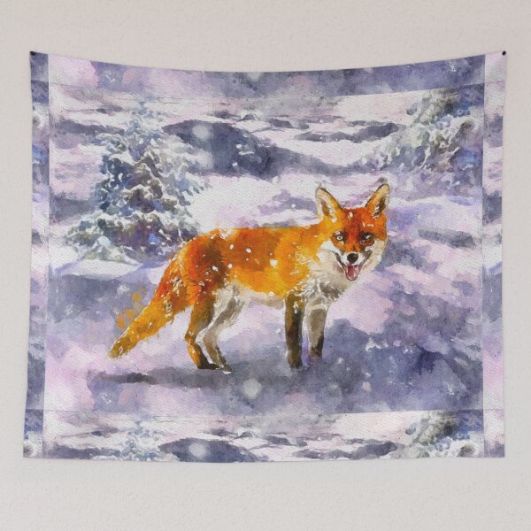 Item preview, Fox in Winter Watercolor designed and sold by Daniel Janda.