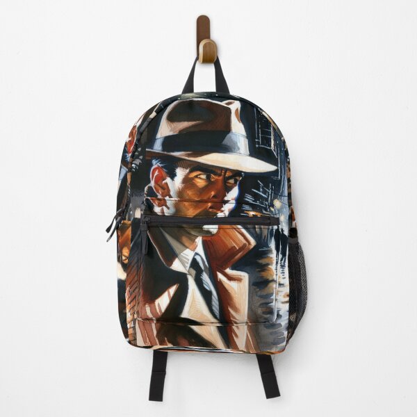 Item preview, Noir Vintage Watercolor Detective Tracks Down a Criminal designed and sold by RESToRAPTOR.