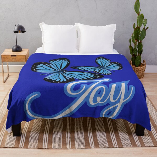 Item preview, Joy (Blue Butterfly Art) designed and sold by Tripp Art Studio.