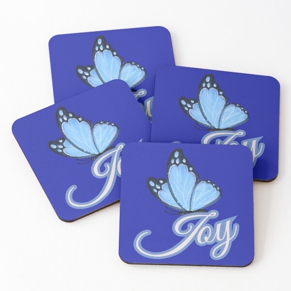 Item preview,  Joy (Pastel Blue Butterfly Art) designed and sold by Tripp Art Studio.
