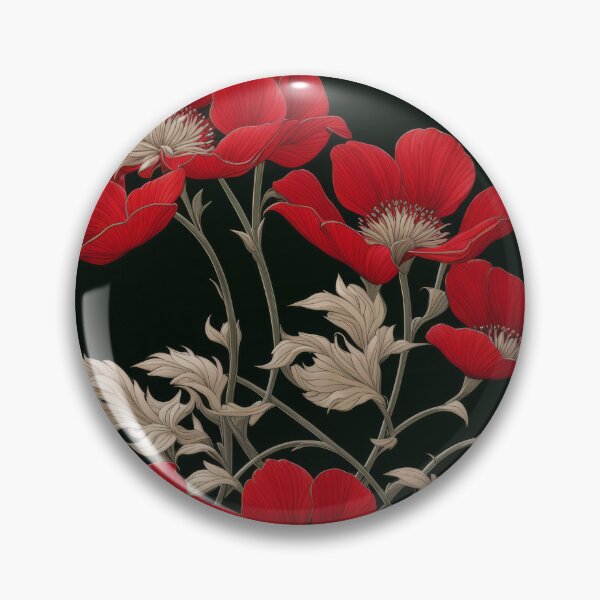 Artikelvorschau, Jugendstil-Blumenmuster-Kollektion Nr. 1 – Rote blutende Herzblumen Nr. 61 entworfen und verkauft von elektronen.