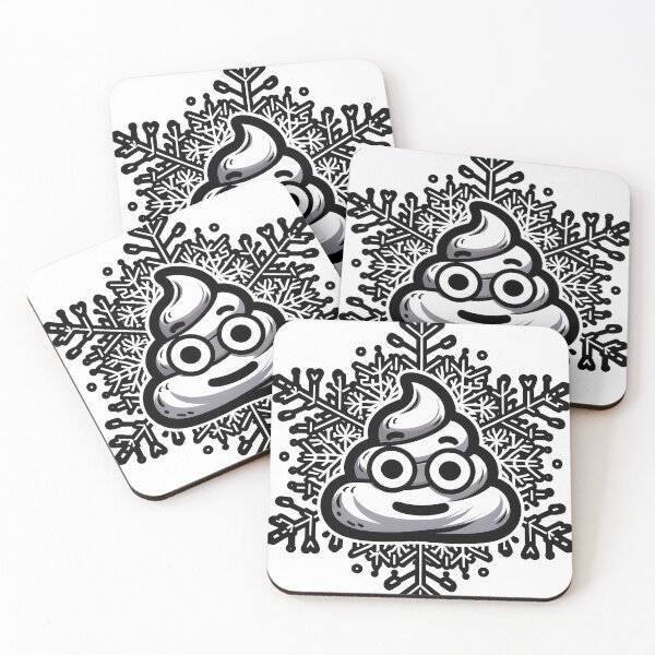 Item preview, Winter Poop Snowflake designed and sold by StickaTime.